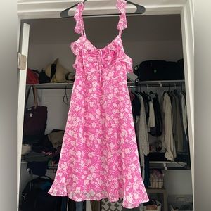 Unused! Pink floral dress